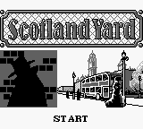 Scotland Yard title screen for GameBoy